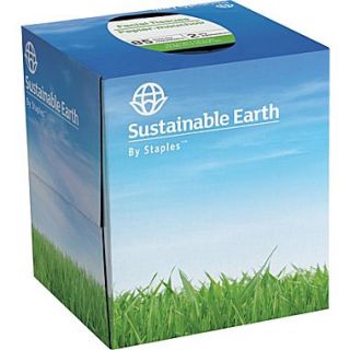 Sustainable Earth by Facial Tissues, Cube Box, 2 Ply, 6/Case  Make More Happen at