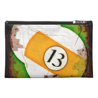 BILLIARDS BALL NUMBER 13 TRAVEL ACCESSORY BAG
