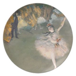 The Star, or Dancer on the stage, c.1876 77 Party Plates