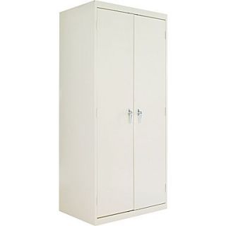 Alera Assembled Storage Cabinet with Adjustable Shelves, Putty, 78 H x 36 W x 24 D  Make More Happen at