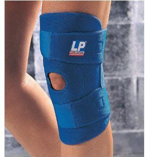 LP Open Patella Knee Support (BLUE; One Size Fits Most) Sports & Outdoors