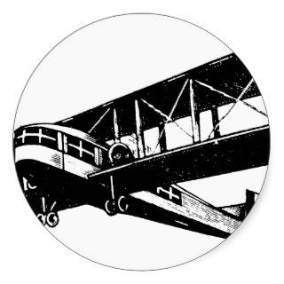 Vintage Air Plane Airplane Aircraft Stickers