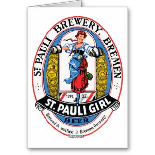 St. Pauli Girl Brewery Bremen Cards