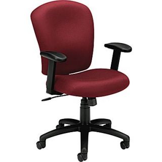 basyx by HON HVL220 Mid Back Task/Computer Chair for Office and Computer Desks, Burgundy  Make More Happen at
