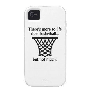 More To Life Than Basketball iPhone 4/4S Cases