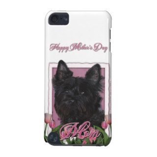 Mothers Day   Pink Tulips   Cairn Terrier   Rosco iPod Touch 5G Cover
