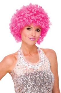 Glitter Fro Pink Afro Wig Costume Wigs Clothing
