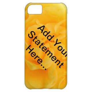Customizable Yellow Rose iPhone 5 Case