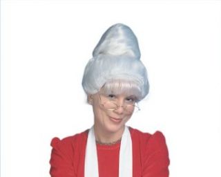 Mrs. Santa Claus Wig (white) Adult Costume Accessory Clothing