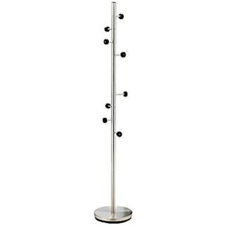 Adesso WK2030 22 Swizzle Coat Rack, Satin Steel  Make More Happen at