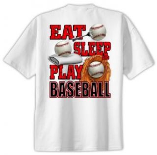 Eat Sleep Play Baseball T Shirt Clothing