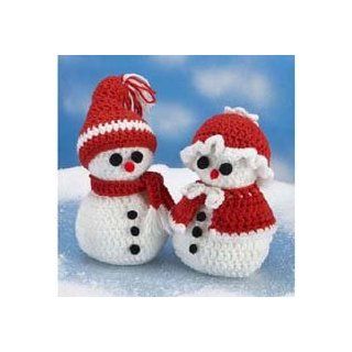 Mr. & Mrs. Snowman Crochet Kit, Set of 2  