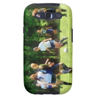 Girls Playing Soccer Samsung Galaxy S3 Cases