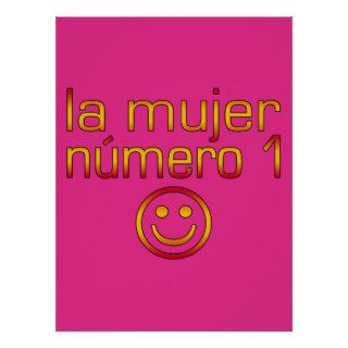 La Mujer Número 1   Number 1 Wife in Spanish Print