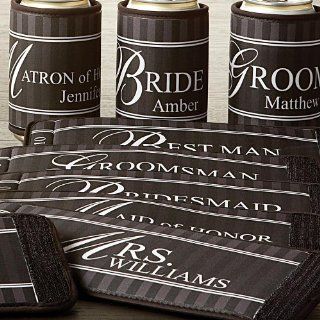 Personalized Mrs Coozie   Wedding Gifts Cold Beverage Koozies Kitchen & Dining