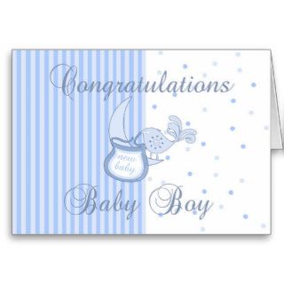 New Baby Congratulations   New Baby Boy Card