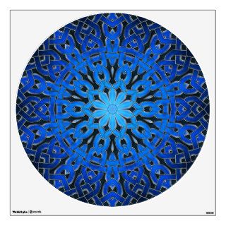 Blue Celtic Knot mandala 87 Room Graphics