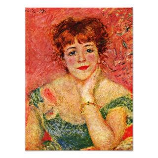 Jeanne Samary portrait by Pierre Auguste Renoir Photograph