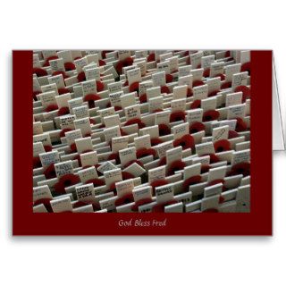 AOO226 God Bless Fred Greeting Card
