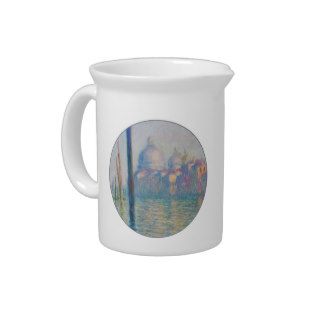 Grand Canal Venice by Monet Drink Pitchers