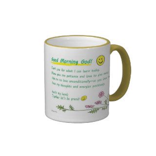 Mug "Good Morning God" choose size, style, color