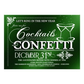 New Years Eve Cocktail Party Invitations