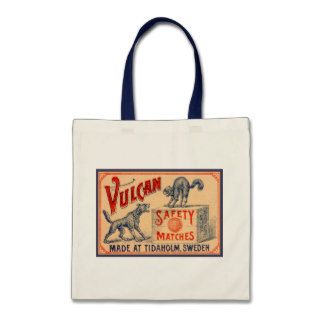 Vintage Vulcan Safety Match Label Bags