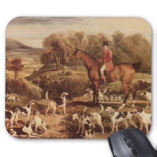 Ralph Lambton and his Hounds by James Ward Mouse Pad