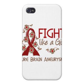 Fight Like A Girl Brain Aneurysms 38.82 Cases For iPhone 4