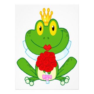 cute cartoon bride froggy frog personalized announcements