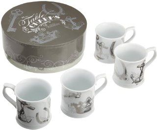 Rosanna Set of 4 Table Charms Mugs Kitchen & Dining