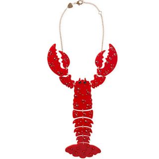 TATTY DEVINE   Giant lobster perspex necklace