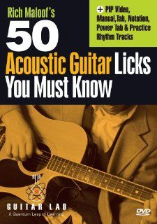 50 ACOUSTIC LICKS YOU MUST KNOW Various Movies & TV