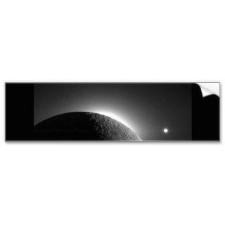 Gorgeous NASA image, the Moon lit by Earth shine Bumper Stickers