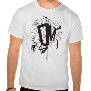 DM Graffiti pattern T shirt