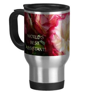 World's Best Assistant Coffee Mug Rose Travel Mug