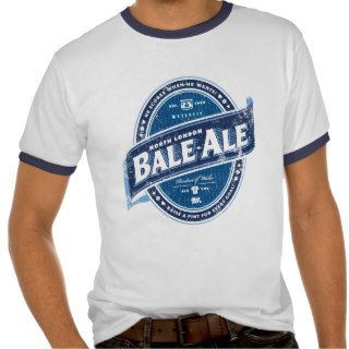 Bale Ale   White/Navy Ringer T Shirt