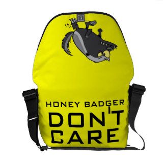 honey badger dont care courier bags