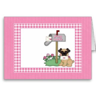 Customizable Pug Valentine Cards, Photo Cards
