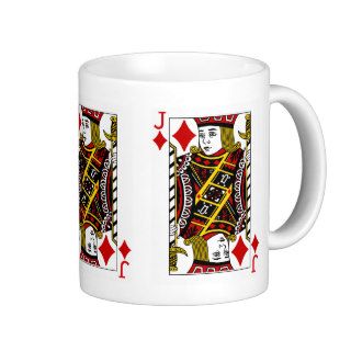 Jack Of Diamonds Playing Card Coffee Mug