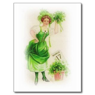Vintage St. Patricks Day March 17 Postcard