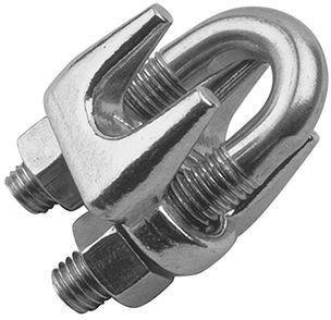 Stainless Steel WIRE ROPE CLIP 5/16"  Boating Equipment  Sports & Outdoors