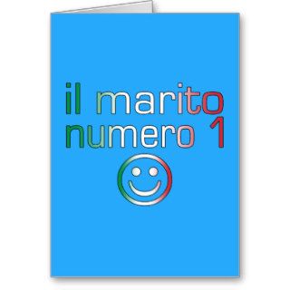 Il Marito Numero 1   Number 1 Husband in Italian Card