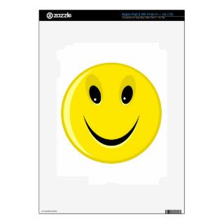 Happy Smiley Face   Surprised Smile Decal For iPad 3