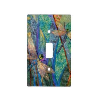 Colorful Dragonflies Light Switch Plates