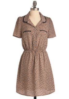 Perfect Popcorn Dress in Leopard  Mod Retro Vintage Dresses