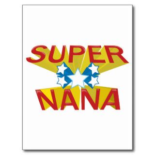 SUPER NANA POST CARD
