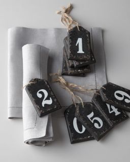 Wooden Number Tags   Park Hill Collections