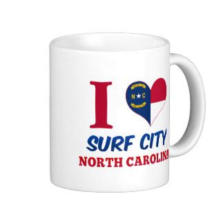 Surf City, North Carolina Coffee Mugs