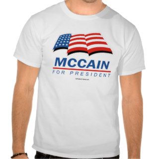 John McCain 2008 T shirt / John McCain T shirts an